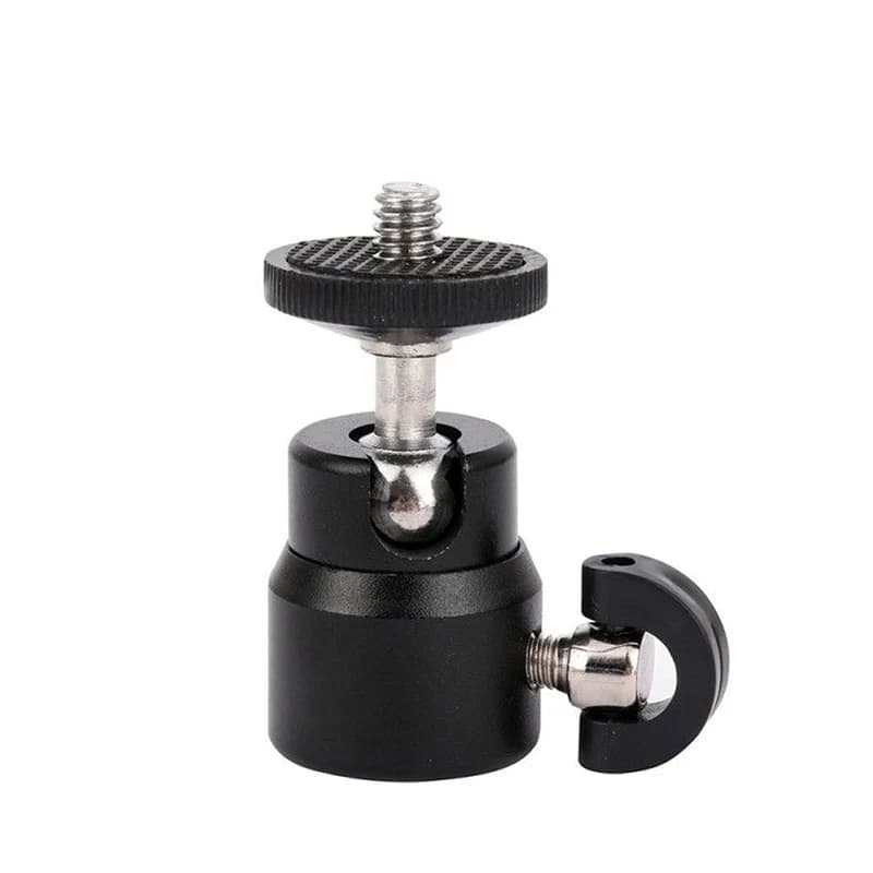 Mini 1/4 "360 vite a testa sferica girevole treppiede DSLR supporto a testa sferica per fotocamera