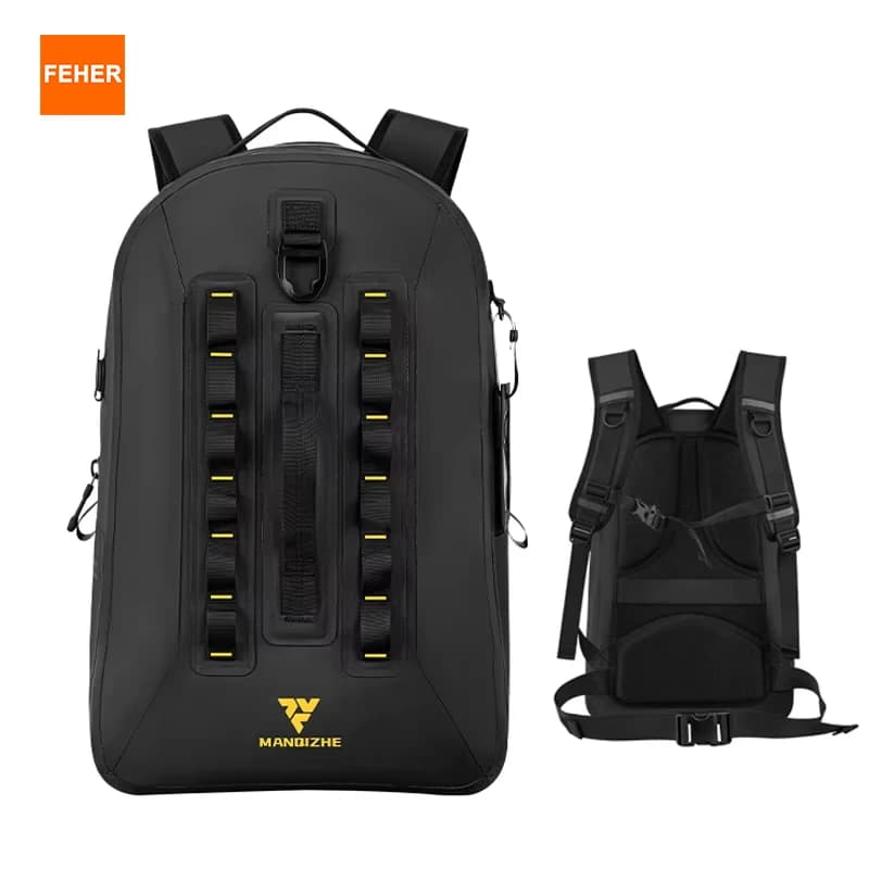 FEHER Motorcycle Backpack New Four-season Waterproof Helmet Bag Large Capacity Hardcore Quality Travel Backpack Moto Backpack
