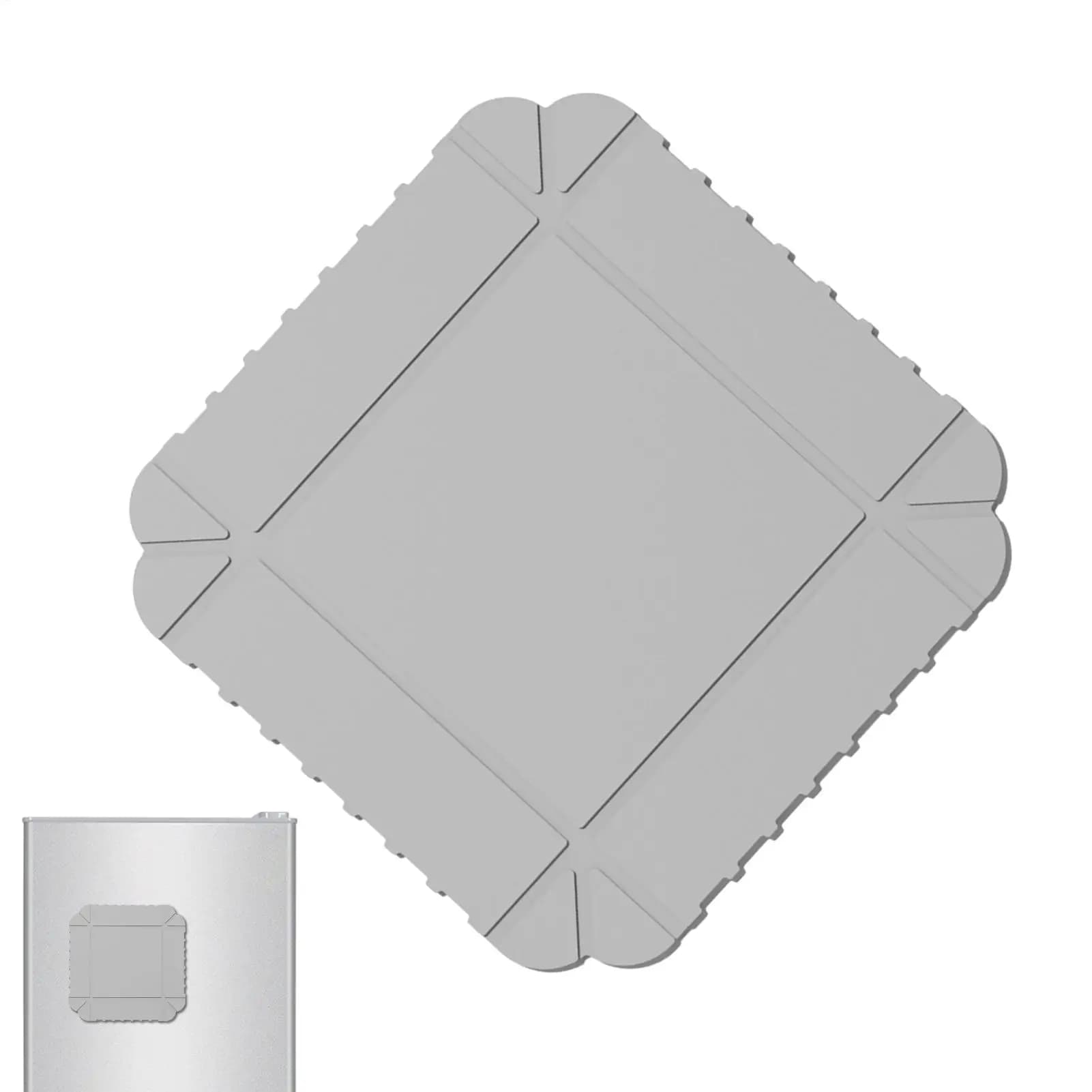 Piatto da pranzo pieghevole magnetico portatile antiscivolo, tagliere da campeggio per frigorifero, auto, viaggi, picnic, cucina, casa