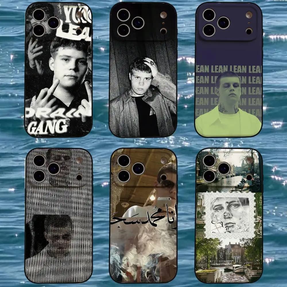 Y-Yung L-Lean Jonatan Psykos Phone Case For IPhone 17 16 15 14 13 12 11 X XR XS Plus Pro Max Mini Soft Black Cover