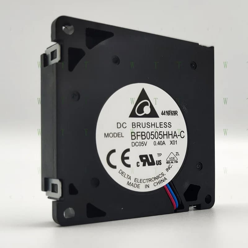 H 1 PZ per ventola Delta BFB0505HHA-C DC5V 0,40A 5010 Ventola centrifuga a 3 fili da 5 cm