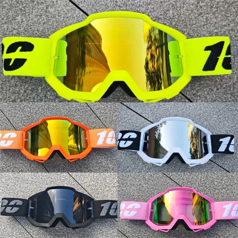Durable Motocross Racing Glasses Windproof Dustproof Sandproof Motorcycle Goggles for MTB Cycling Riding