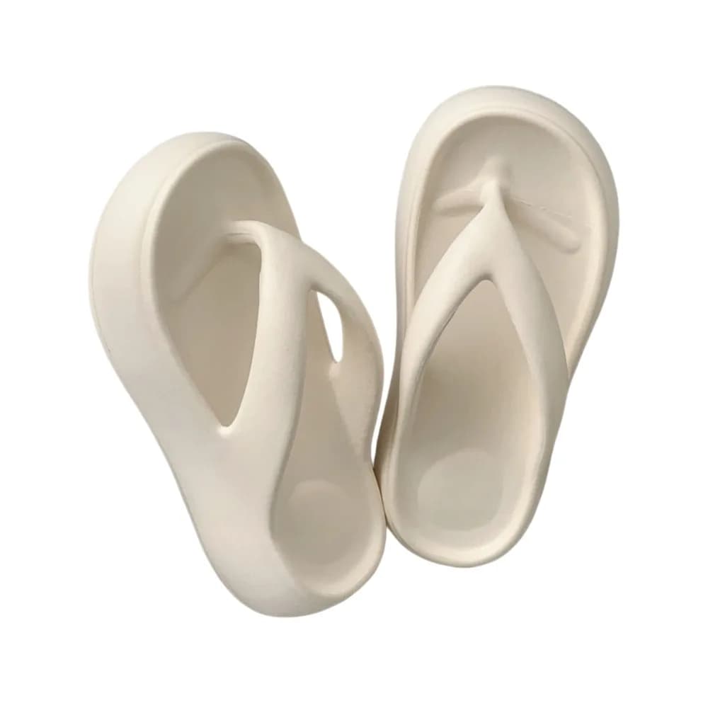6CM Ladies Thick Flip Flops Solid Color Non-Slip Women EVA Slippers Indoor Outdoor Vacation Beach Seaside Sandals Swimming