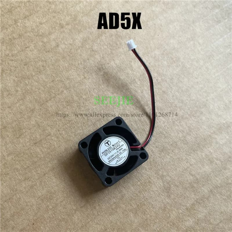 Ventola di raffreddamento originale AD5X Hotend 2510 da 1 pezzo per parti della stampante 3D Flashforge