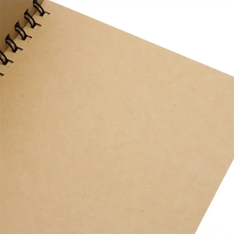Reeves Retro Coil Sketch Book Blank Notebook Kraft Sketching Paper