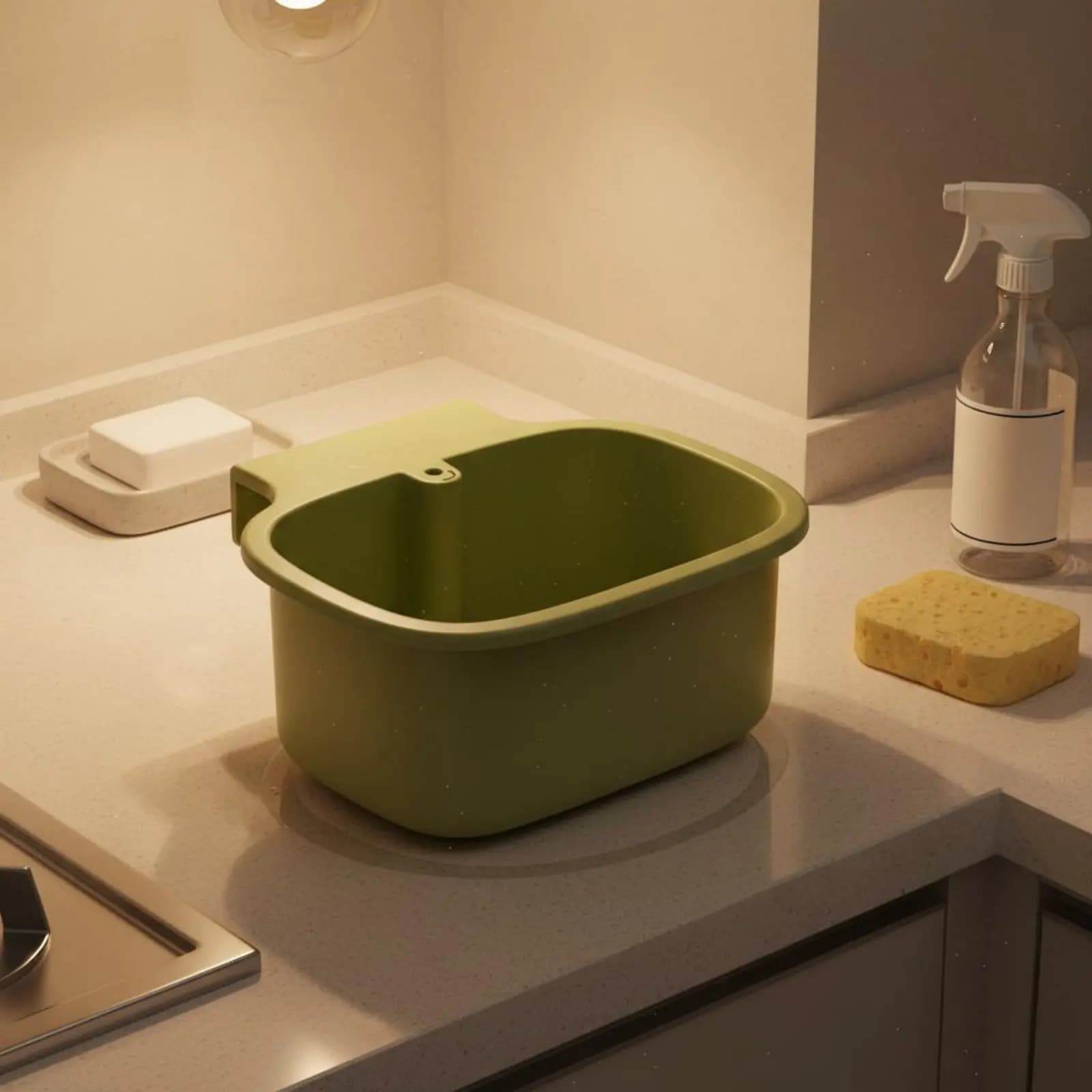 Cestello per rifiuti alimentari anti-intasamento da appendere al rubinetto