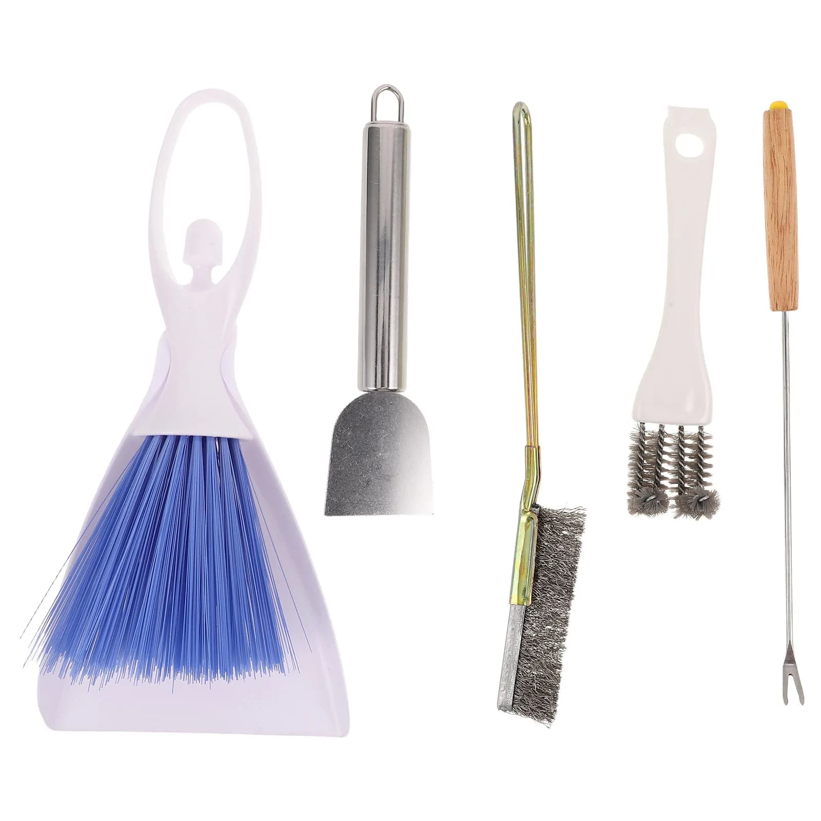 1Set Bird Cage Cleaner Stainless Steel Droppings Remover Brush Scraper Time Saving Cleaning for Parakeets Cockatiels Small Pets
