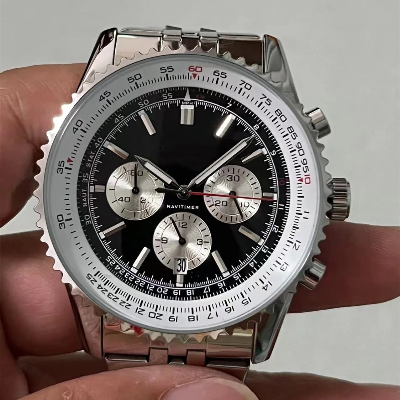Fashion Classic Quartz Watch, Multifunction, Sporty, Chronograph, Luxury Original Brand, With Calendar, AAA Watches
