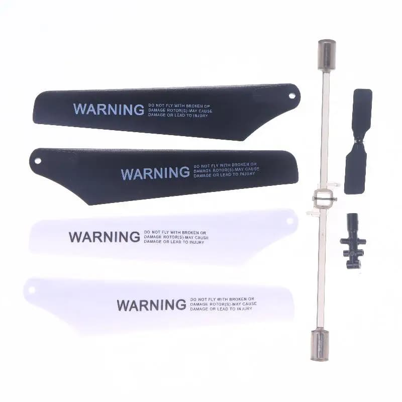 Ricambi in plastica XY per elicottero RC SYMA S39: pale del ventola, eliche principali, connettori, flybar, elica posteriore per modellini di elicotteri R/C