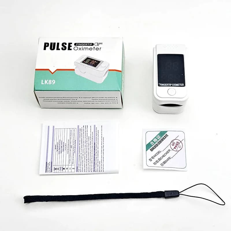 4 Colors Portable Pulse Oxymeter fingertip Pulse Blood Oxygen Saturation Monitor LED Point Oxymeter Test SPO2 Medical