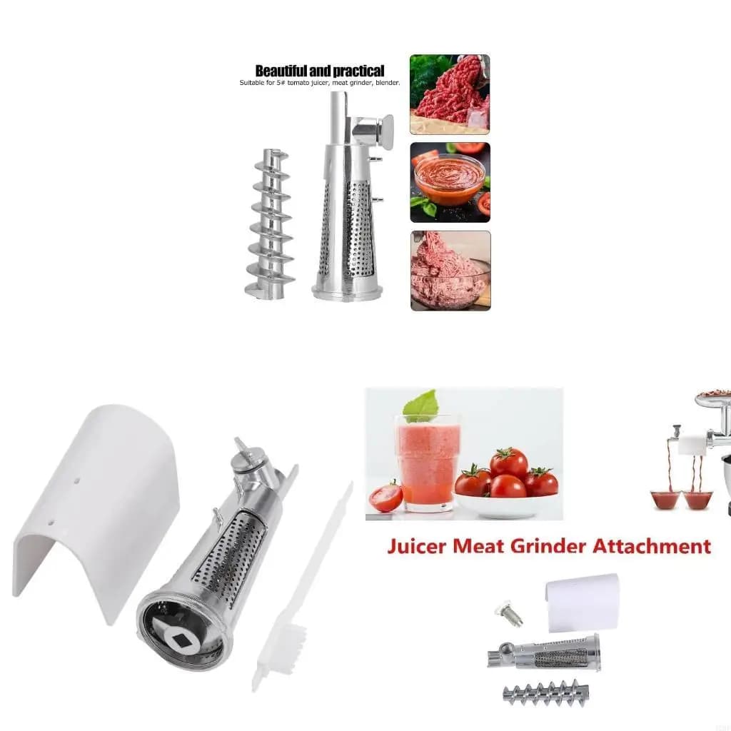 J1HF Fornello da campeggio Portatile Zaino in spalla Fornello Tritacarne Salsiccia Stuffer Ketchup Attacco per Stand Mixer