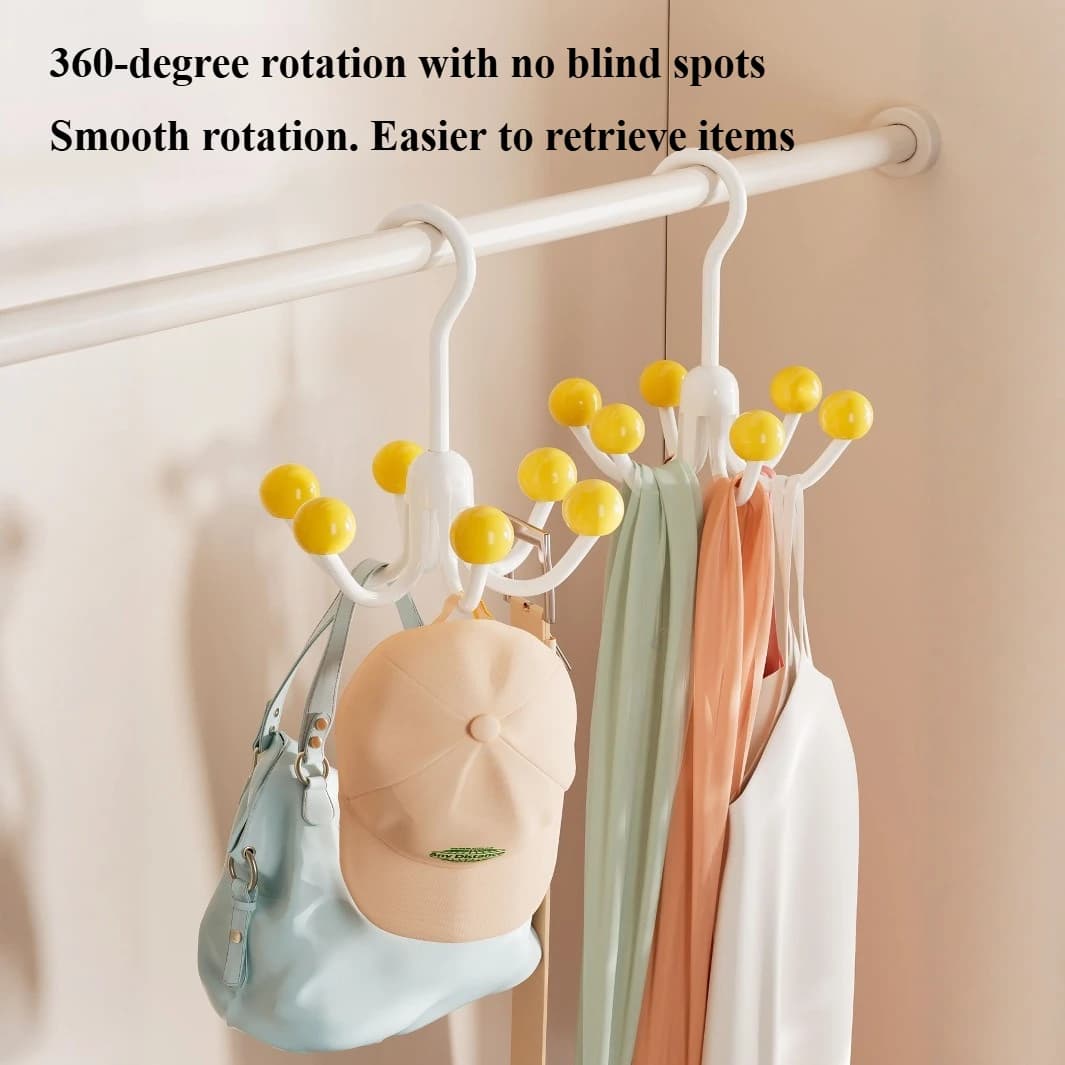 Clothes rack for household non-slip markless scarf hat hook clothes rack storage artifact dormitory baseball cap hooks