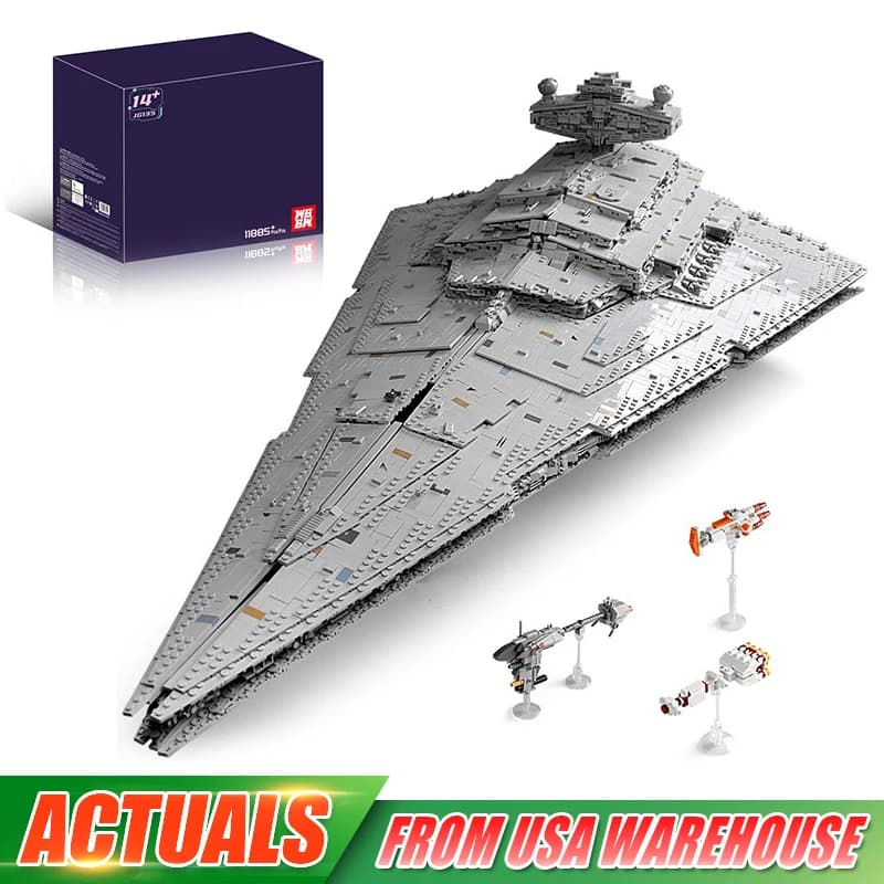 New 13135 Star Plan Toys MOC-23556 ISD Monarch Astronave Building Block Assembly Starship Model Brick Set Christmas Gift for Kids
