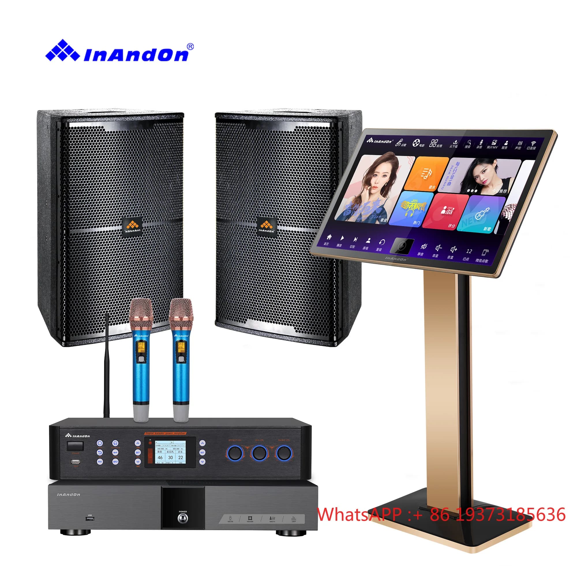 21.5 4T V5 MAX Full Set Karaoke System Machine Home KTV InAndOn Karaoke System Machine