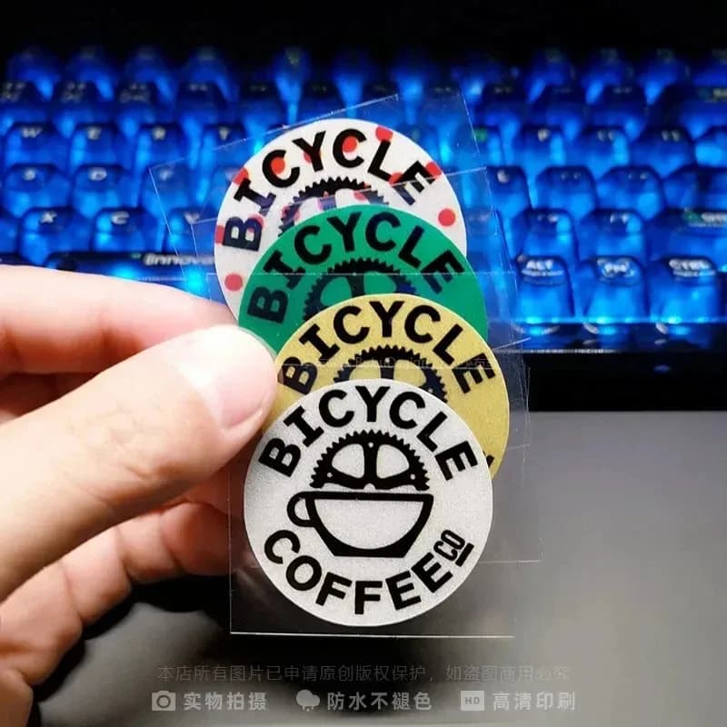 Set di 2 Adesivi in Vinile Impermeabili per Bici da Strada e MTB, Decalcomanie Durevoli per Tubo Superiore, Forcella, Casco e Decorazione del Corpo della Bicicletta