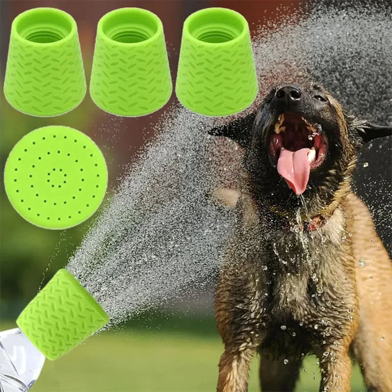 Doccia Portatile in Silicone per Animali Domestici, Doccetta per Cani e Gatti da Esterno, Accessori per la Pulizia degli Animali