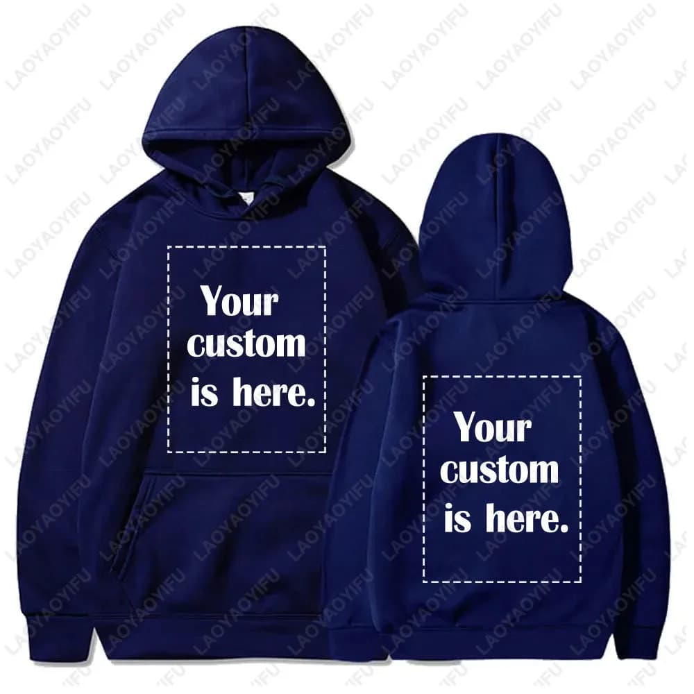 Felpe Personalizzate con Testo Personalizzato, Maglione Caldo a Maniche Lunghe, Felpa Casual per Studenti con Stampa Personalizzata, Top alla Moda Fai-da-Te