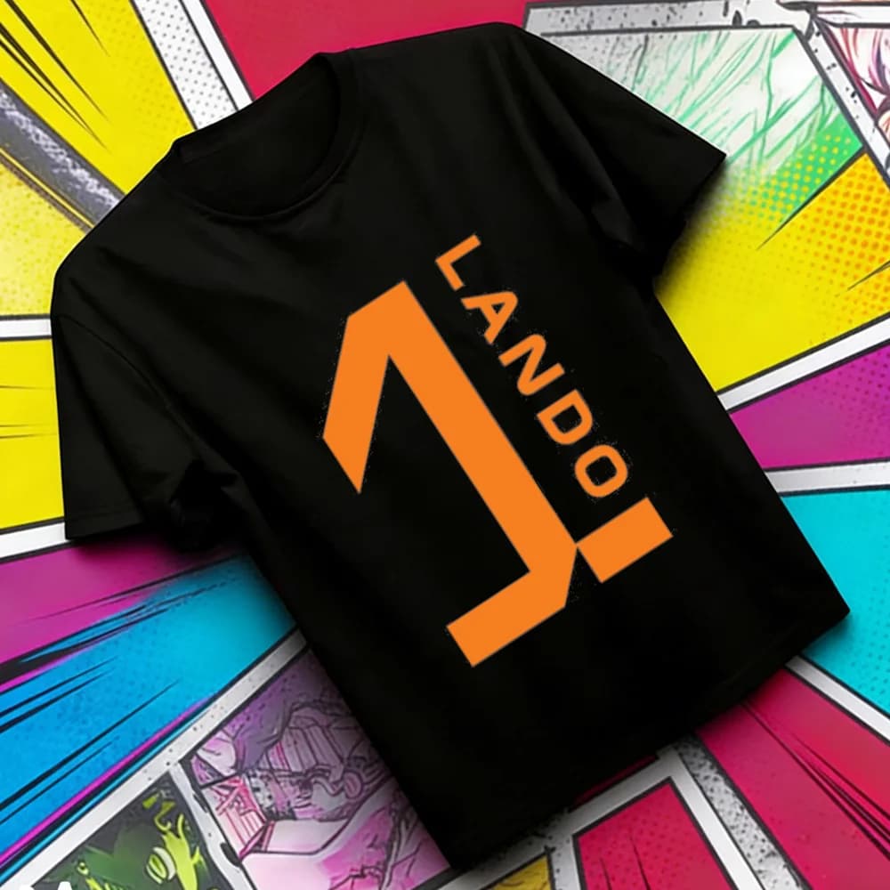 Lando Norris cotton top tees men Breathable Colorful hip hop Classic graphic t-shirt anime graphic Grunge Y2k women Pop Culture