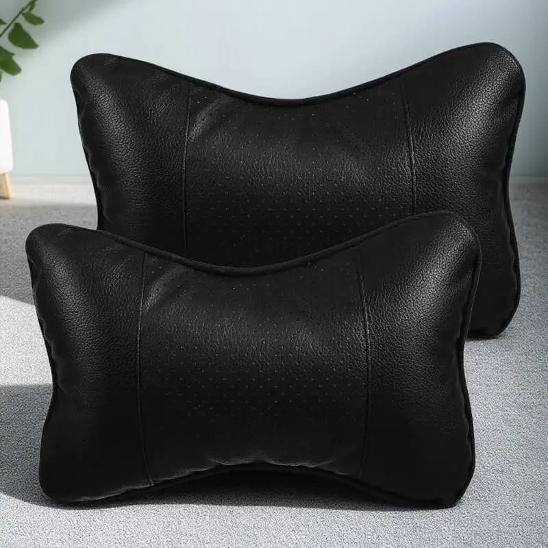 2 Pezzi Cuscino Universale per Auto, Supporto Ergonomico per Collo e Testa, Correttore di Postura, Marrone