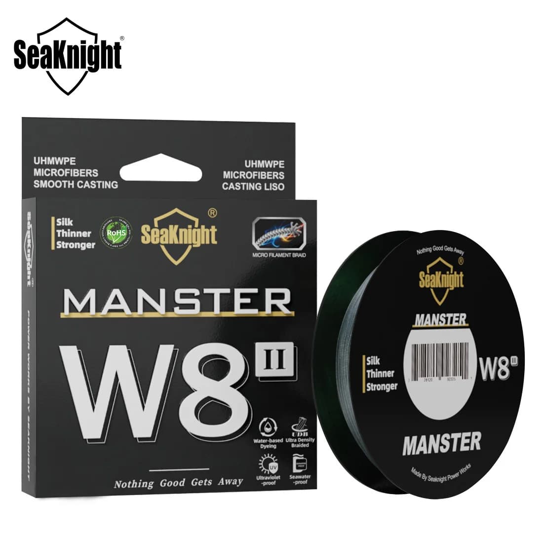 SeaKnight Brand W8 II Series 500M 8 Strands Fishing Line Advanced Braided PE Line anti-UV Seawater proof coating Fishing Line
