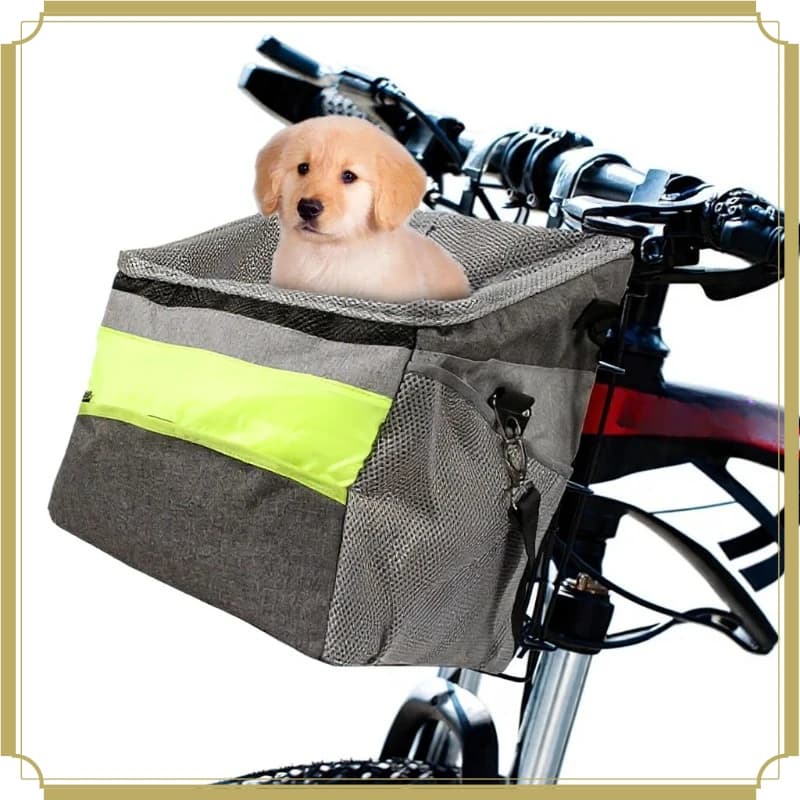 Multifunctional Portable Pet Carrier Bag Creative Bike Basket Cat Bag Practical Pet Bed for Car Travel Outdoor Walking