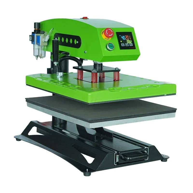 38*38CM Pneumatic Heat Press / Electric Heat Transfer Machine for Bags, Blankets, Floor Mats, Leather, T-Shirts, Hoo(Customized)