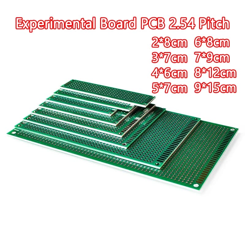 9x15 8x12 7x9 6x8 5x7 4x6 3x7 2x8 cm Double Side Prototype Do You Universal Circuit Printed PCB Board Protoboard For Arduino