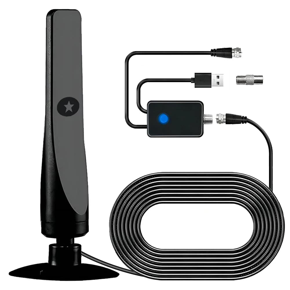 Support digital TV antenna 4K 1080P Portable antenna 50 miles antenna 25DBI Plug Play for Smart Digital TV