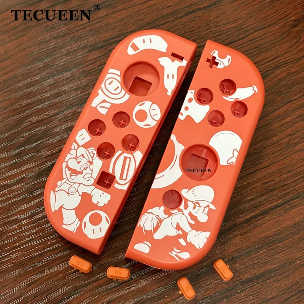 Guscio di Ricambio Rosso Edizione Limitata per Nintendo Switch OLED Joy-Con - Parti di Ricambio Fai-da-te, Scocca e Accessori