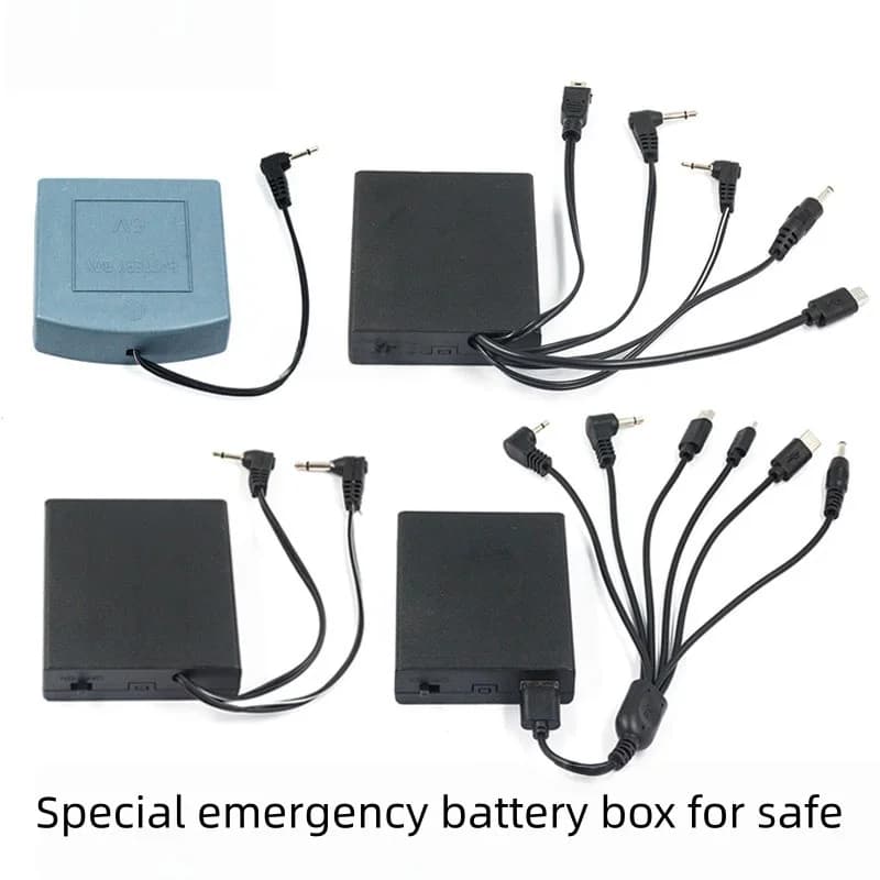 External Power Supply Box for Safe, Backup Emergency Safe Battery Box 6V, Universal for Smart Door Locks
