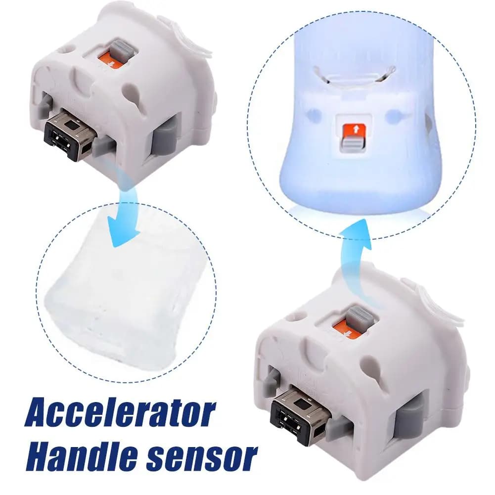 1Pc Motion Plus Adapter For Nintendo Wii Remote Wireless Wiimote Controller Sensor Enhancer Gamepad Accessory