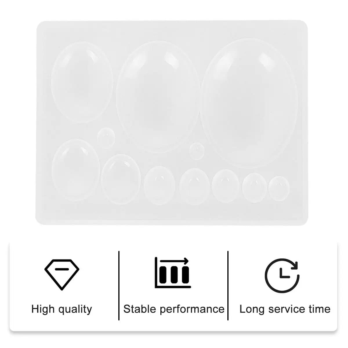 2Pcs Jewelry Molds DIY Silicone Creative Ornament Mold for Pendant Necklace Bracelet Handmade Craft Silicone Mold for Resin DIY
