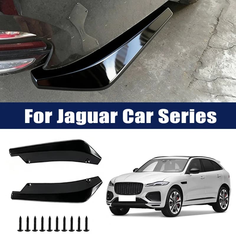 Protezione Antigraffio per Diffusore Spoiler Paraurti Posteriore Auto per Jaguar XE XF XJ XK XFR XJS F-Type E-Pace I-Pace S-Type