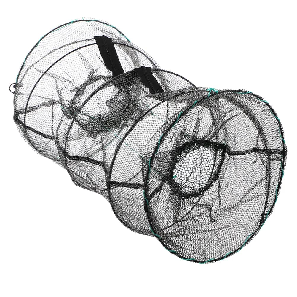 Trappola da Pesca Pieghevole a Molla, Rete Richiudibile per Granchi, Gamberi, Gamberetti, Aragoste, Pesci, Trappola Portatile Ripiegabile