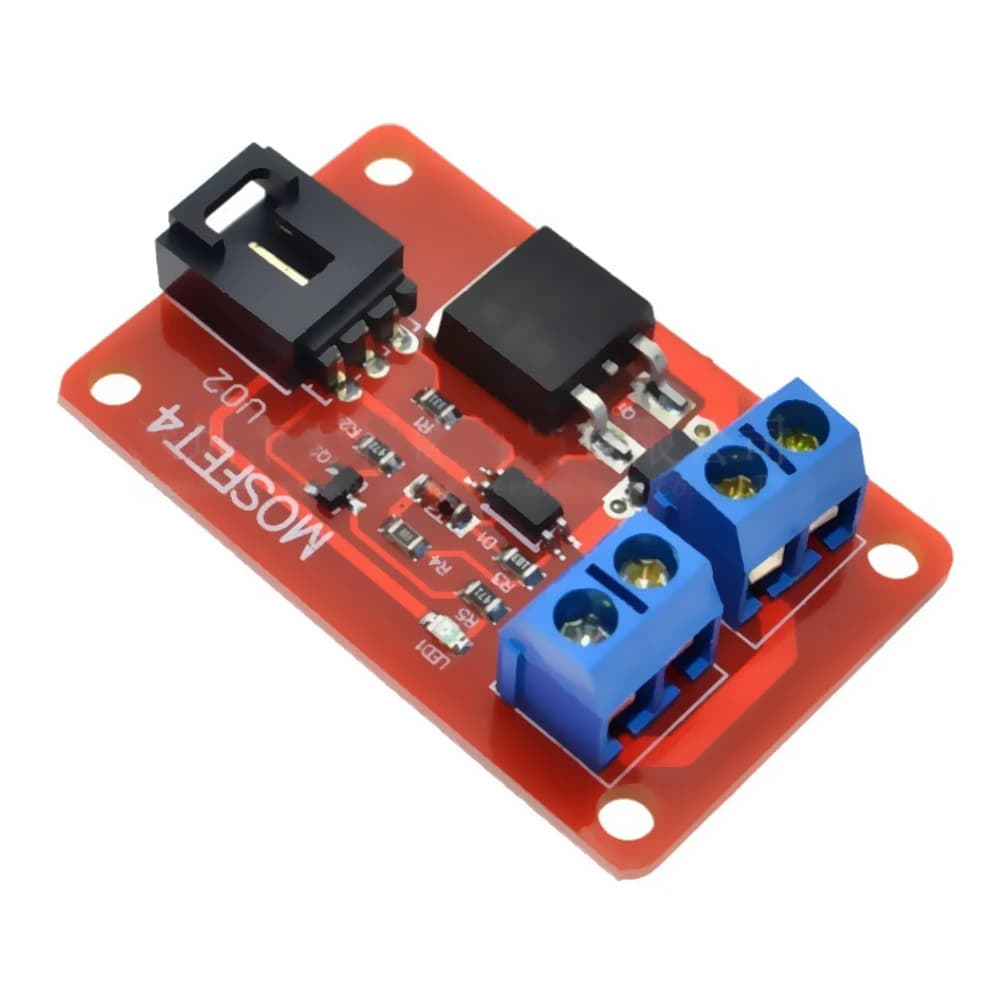 Pulsante MOSFET a 4 canali e 4 percorsi IRF540 V4.0+ Modulo switch MOSFET per Arduino