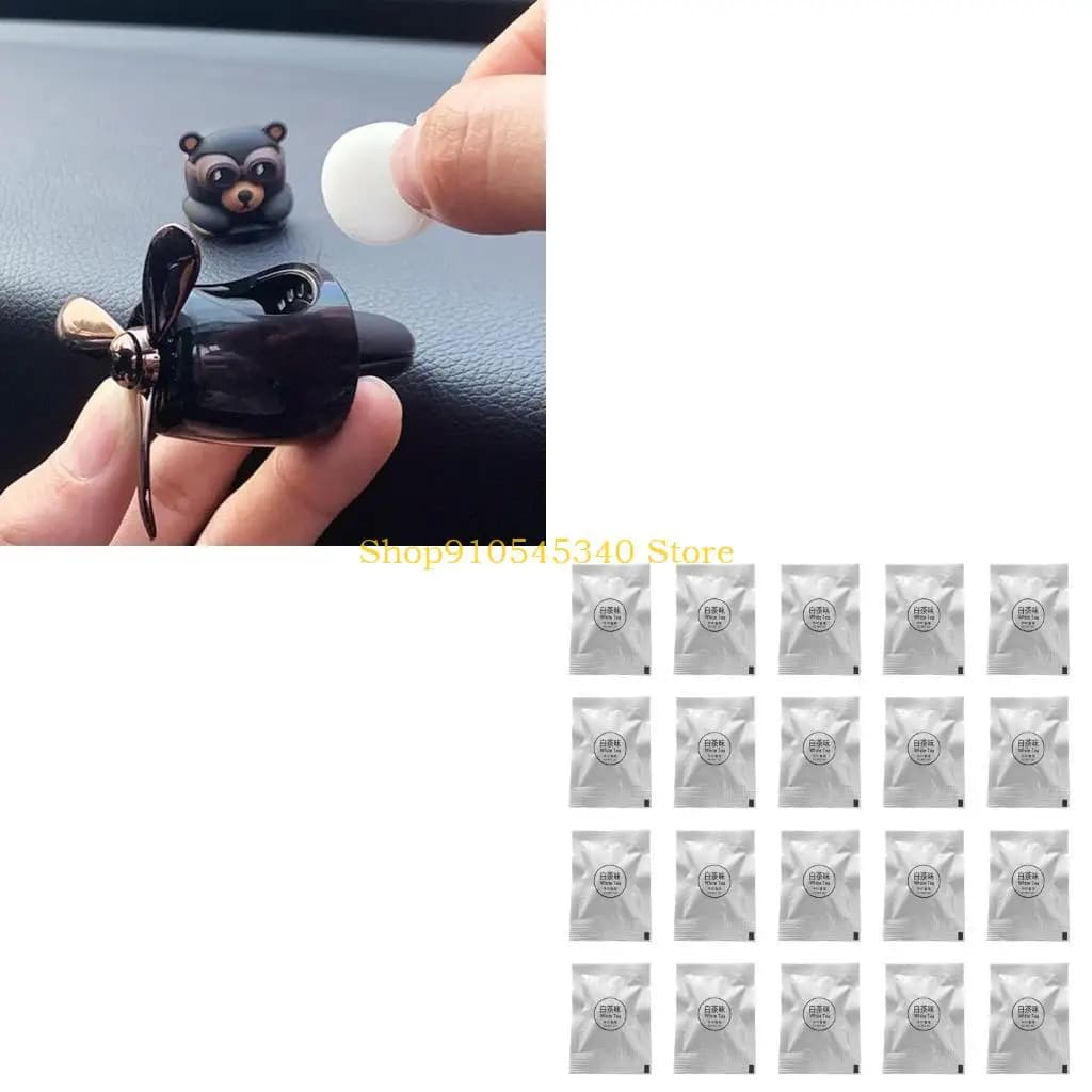 U2JA Universal Easy Change Car Diffuser Air Freshener Replacement Discs Multiple Fragrances Option Lasting 1 Month Freshness