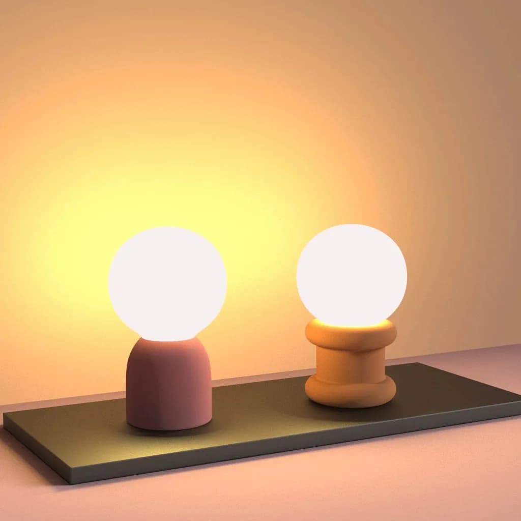 Stampo in silicone per paralume in cemento stile nordico, decorazione da tavolo fai da te, semplice portalampada ornamentale, stampo in cemento