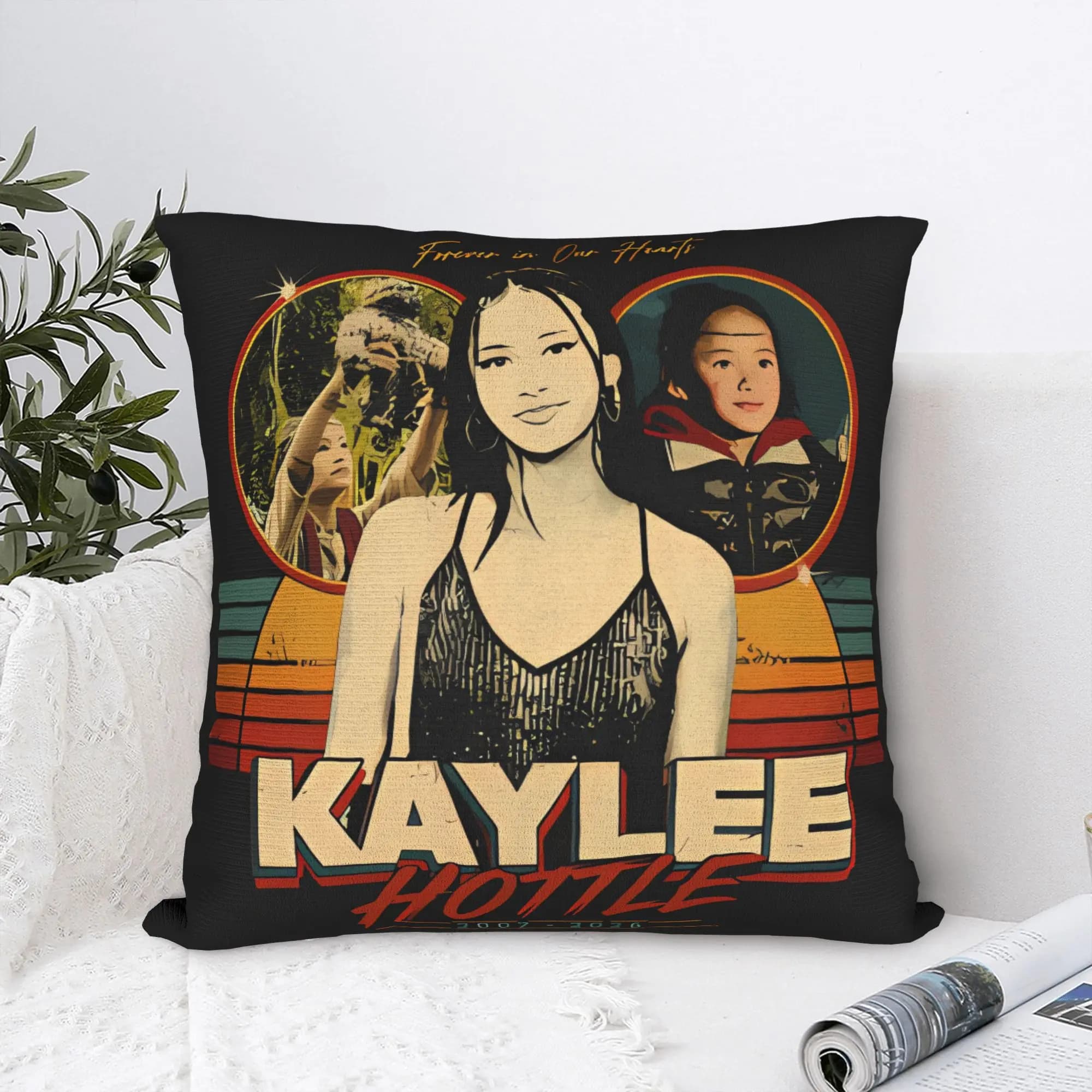 Pillow Cover Forever Kaylee Hottle 2007 to 2026 Novelty Pillow Case For Living Room Sofa Pillowcases