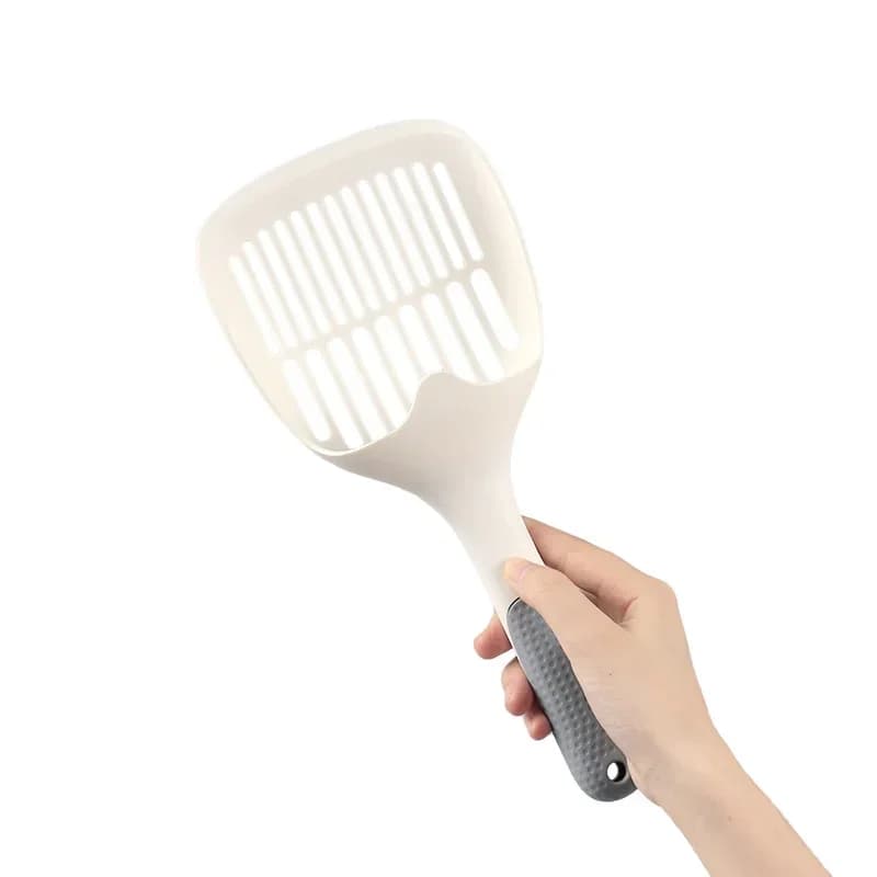 Nuovo prodotto Paletta per lettiera per gatti Incredibile strumento per la paletta per lettiera per gatti con tofu a foro fine, leggera e ad alto valore estetico