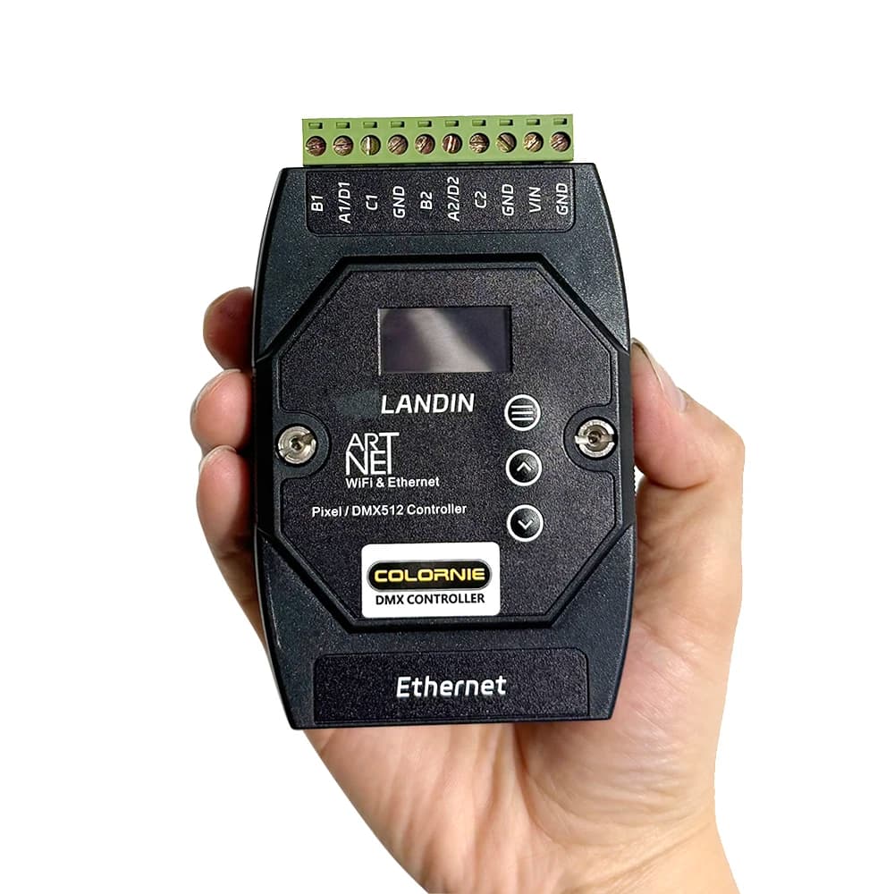 Fix xLights Artnet/sACN to the SPI pixel controller 2 doors 1360 pixel Control WS2811 WS2812 WS2815 DMX512 for LED Strip Light