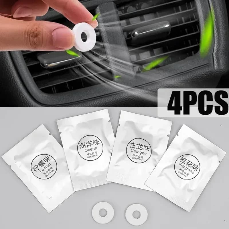 PE perfume tablets for car air intake Universal Deodorant Car air intake Clip for aromatherapy Perfume diffuser Fragrance supplement