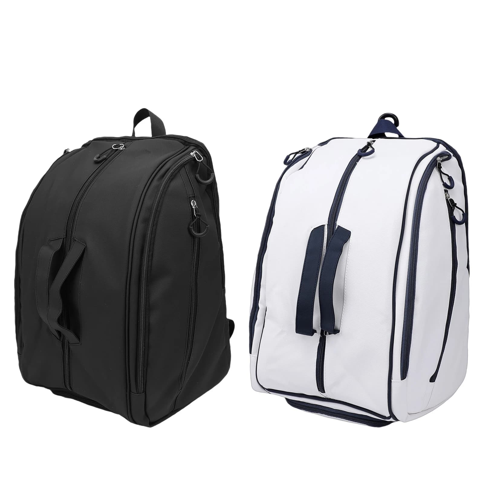 Pickleball Rack Bag, Double Shoulder Backpack for Tennis Training with Shoe Cover