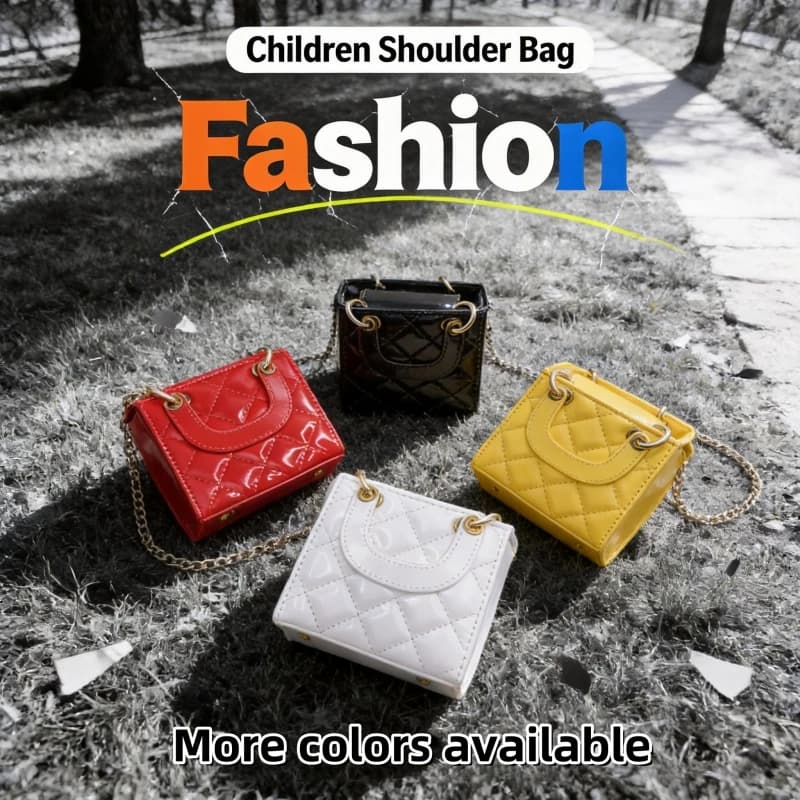 Kids Shoulder Bags, New Elegant Bags with Baby Pearls, Fashion Birthday Gift, Kids Messenger Bag