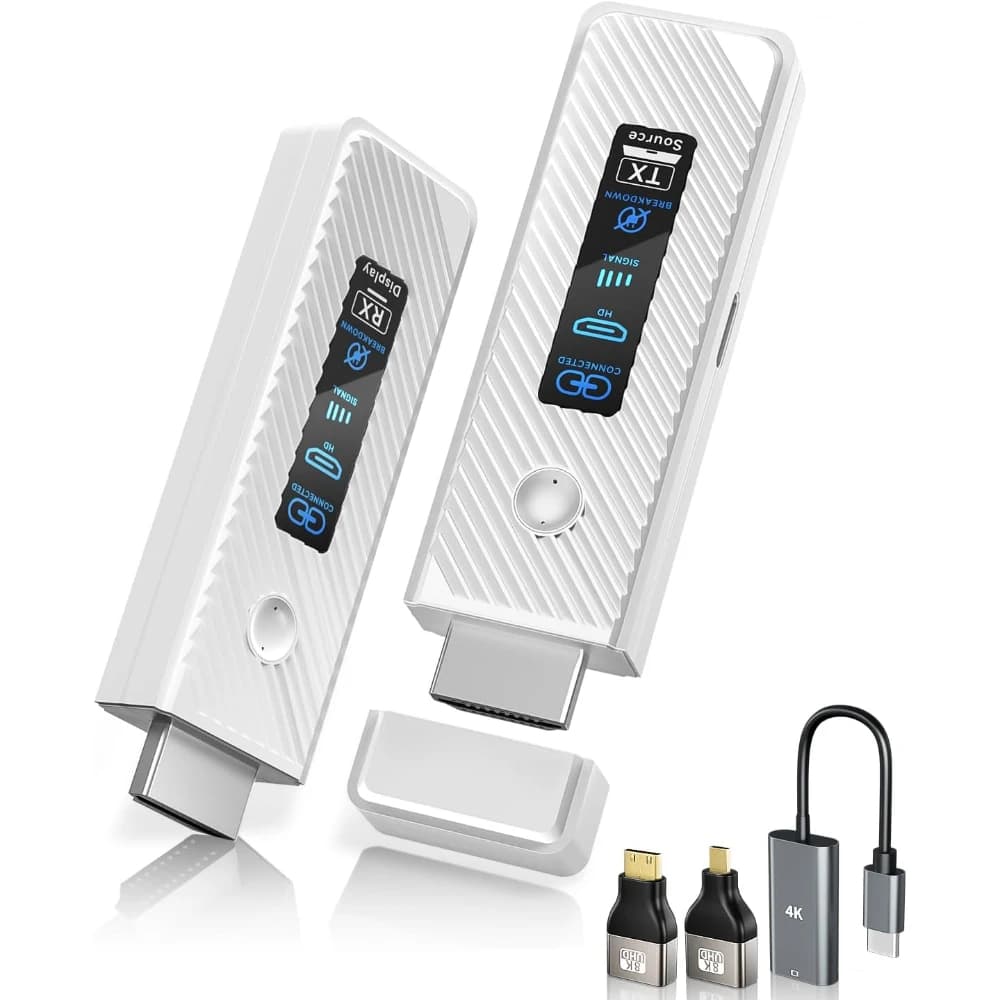 Trasmettitore e ricevitore wireless ad alta definizione Display a LED 165FT/50M Kit di estensione HD 1080P per monitor PC Proiettore TV Box