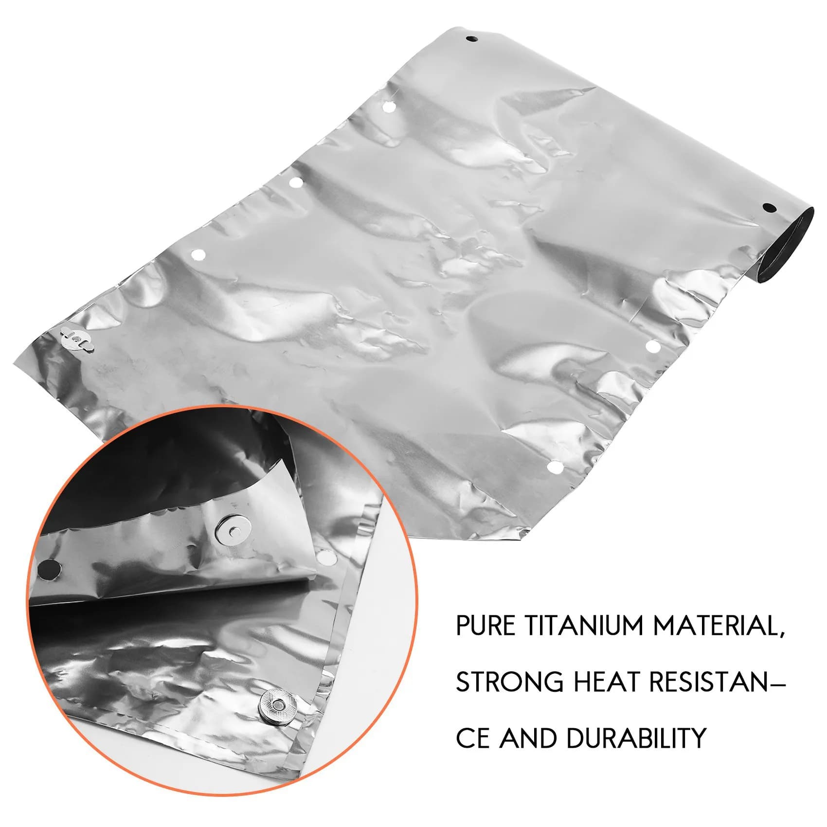 New Arrival Fashion Pure Titanium Camping Stove Wind Shield Camping Stove Wind Screen Outdoor Gas Stove Windproof Windshield 19C