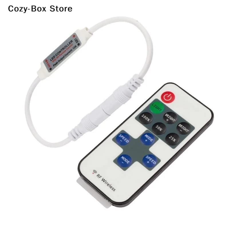 [ZY]1 Set Brightness Adjustment Dimming 12V 24V RF Remote LED Controller For LED Strip Neon Light 5050 / 2835/ COB[ZY]