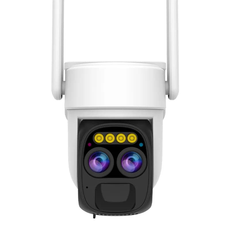 4MP O-Kam APP Doppia lente a colori Energia solare 4G/WIFI Telecamera IP AI Rilevazione umanoide Sicurezza domestica CCTV Baby Monitor