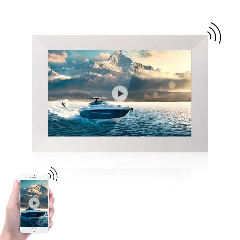 Portafoto digitale Usingwin da 10,1 pollici con touch screen Cloud Wifi