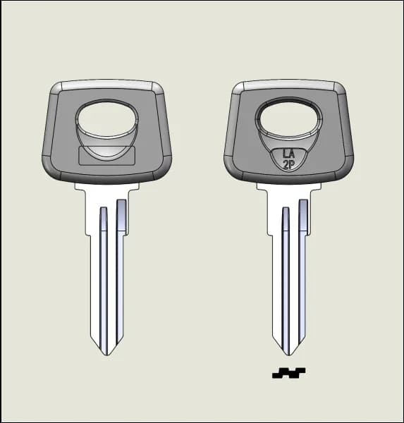 5-100 Pezzi Chiave Grezza Hi-Rel LA-2P in Ferro con Colla, Chiavi Grezze per Serrature di Porte, Casa, Camera da Letto, Sicurezza e Cassaforte