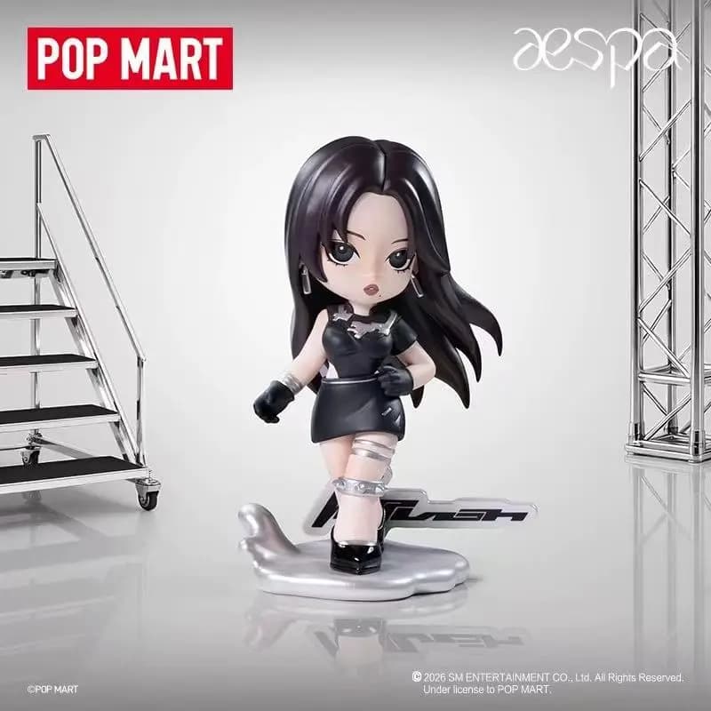 Genuine POP MART X Aespa Memorable Picks Series Blind Box Cute Doll Figure Collectible Anime Trendy Toy Decor For Fans Gifts Toy